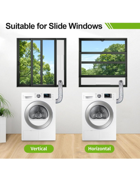 Kit de Ventilación de Ventana para Secadora Hyphen-X 4"
