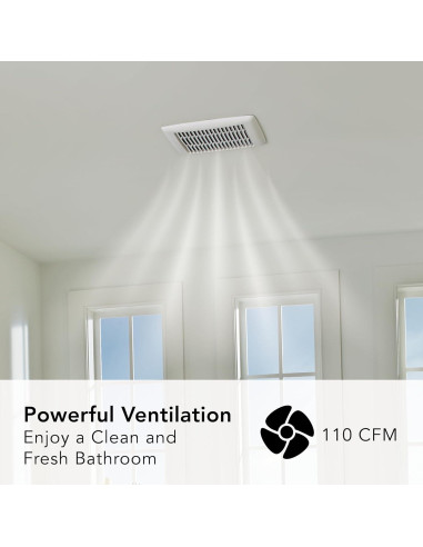 Ventilador Extractor de Baño Broan-NuTone AE110 110 CFM Blanco