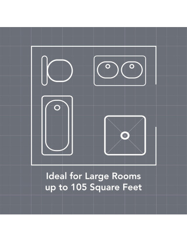 Ventilador Extractor de Baño Broan-NuTone AE110 110 CFM Blanco