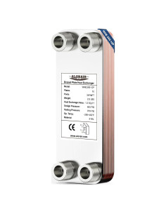 Intercambiador de Calor de Placas ALORAIR WHE3X8-10P 3"x8"