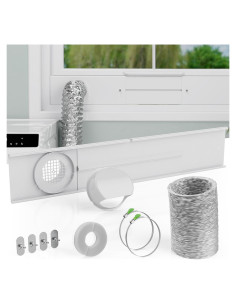 Kit de Ventilación para Secadora LEOPO con Manguera de 10 cm