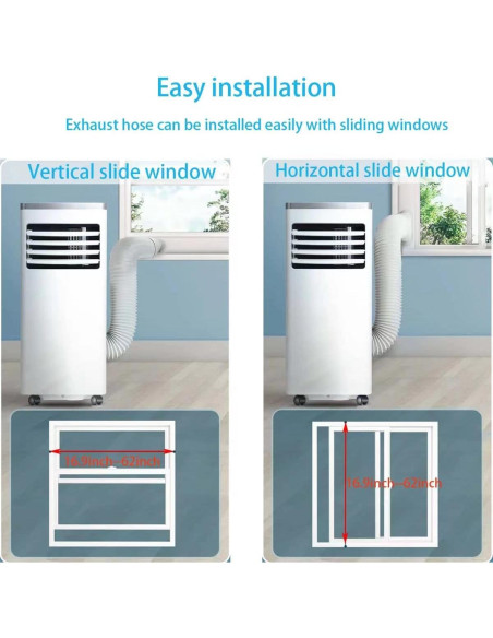 Kit de Ventana para Aire Acondicionado Portátil Coolaihan 15cm