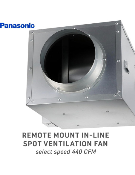 Ventilador Extractor de Baño Panasonic WhisperWarm 1600W LED