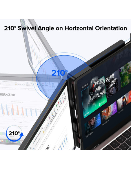 Extensor de Pantalla UPERFECT 2K 14" QHD Portátil