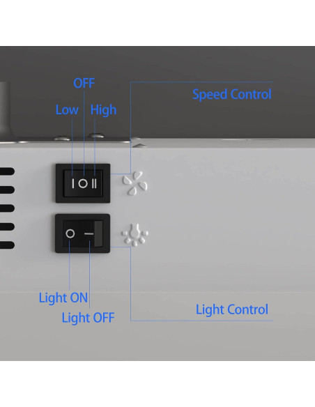 Campana Extractora SNDOAS 30" Acero Inoxidable LED 2 Velocidades