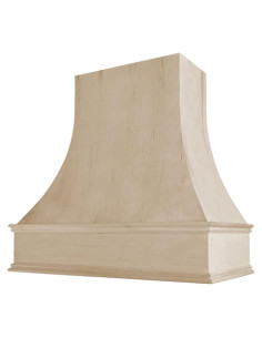 Campana Curvada Hoodsly 80cm Ancho x 91cm Alto - Hecha a Mano