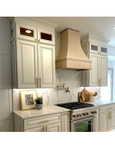 Campana Curvada Hoodsly 80cm Ancho x 91cm Alto - Hecha a Mano 2