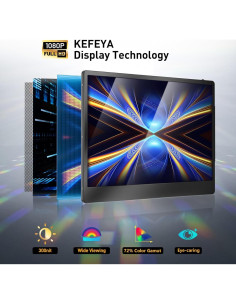 Extensor de Pantalla KEFEYA 14.2" Full HD para Laptop 2