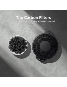 Filtros de Carbón CIARRA CACF006 para Campana Extractora - Juego de 2 2