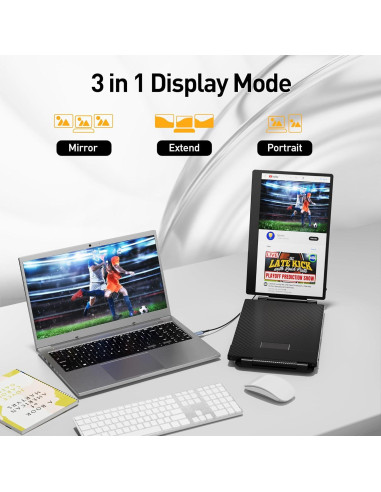 Extensor de Pantalla KEFEYA 14.2" Full HD para Laptop