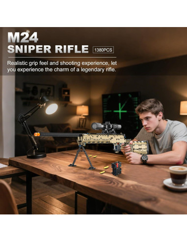 CASEIER M24 Juego de Bloques de Construcción 1380 PCS