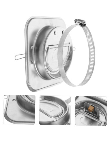 Válvula de Retención Zerodeko 19x19cm Acero Inoxidable