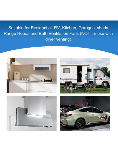 Capucha de Ventilación de Pared IHOUMEX 639 con Compensador