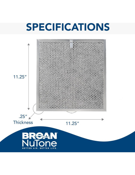 Filtro de Carbón Broan-NuTone BPQTF para Campana Extractora