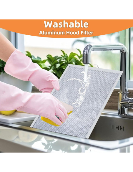 Filtro de Ventilación de Grasa WZKO 29.8 x 28.6 cm para Campanas