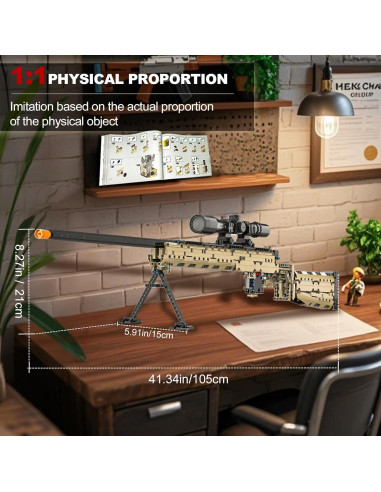 CASEIER M24 Juego de Bloques de Construcción 1380 PCS