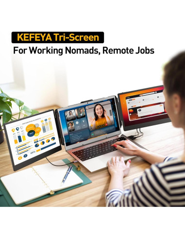 Extensor de Pantalla KEFEYA 14.2" Full HD para Laptop