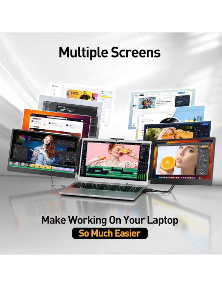 Extensor de Pantalla KEFEYA 14.2" Full HD para Laptop