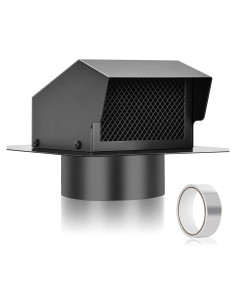 Tapa de Ventilación de Techo 6 Pulgadas TrivdPro Negra