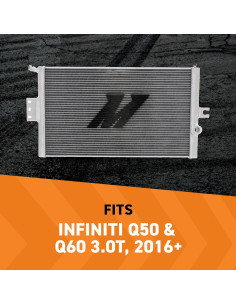 Intercambiador de Calor Mishimoto para Infiniti Q50/Q60 3.0T 2016+ 2