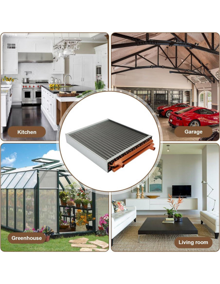 Intercambiador de Calor Agua a Aire 20x20 GCCSJ Cobre