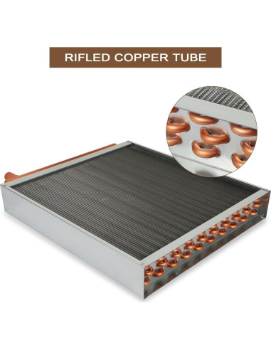 Intercambiador de Calor Agua a Aire 20x20 GCCSJ Cobre