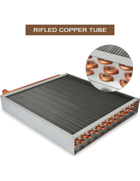 Intercambiador de Calor Agua a Aire 20x20 GCCSJ Cobre