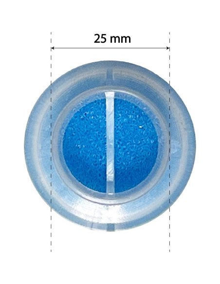 Filtro HME Nispira para CPAP y BiPAP - Paquete de 6 Unidades