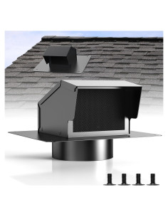 Tapa de Ventilación de Techo POOWEE 15 cm Acero Resistente