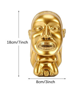 Estatua Fertilidad Dorada Bulex 20cm Decoración Hogar 2