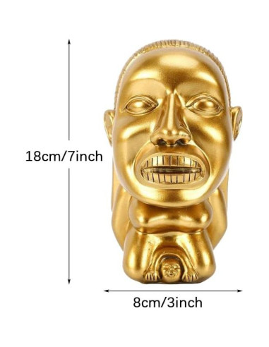 Estatua Fertilidad Dorada Bulex 20cm Decoración Hogar