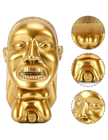 Estatua Fertilidad Dorada Bulex 20cm Decoración Hogar