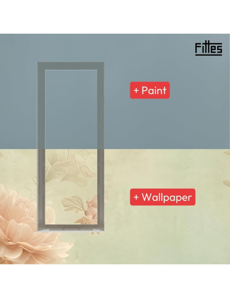 Rejilla de Ventilación Fittes Lite 4x10" Blanca - Paquete de 2