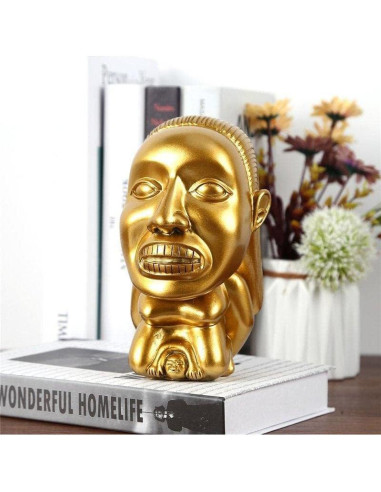 Estatua Fertilidad Dorada Bulex 20cm Decoración Hogar