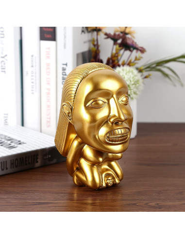 Estatua Fertilidad Dorada Bulex 20cm Decoración Hogar