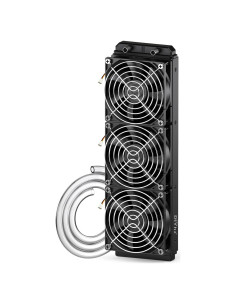 Radiador de Refrigeración por Agua DIYhz 360mm Aluminio 12 Tubos