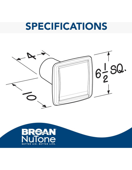 Kit de Conductos de Pared Flexible Broan-NuTone WVK2A 9 Piezas 10.16 cm Kit de Conductos de Pared Flexible Broan-NuTone WVK2A 9 Piezas 10.16 cm