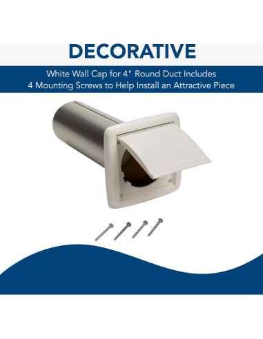 Kit de Conductos de Pared Flexible Broan-NuTone WVK2A 9 Piezas 10.16 cm