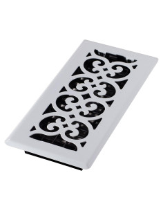 Rejilla de Piso Decor Grates FS410-WH 10x25 cm Blanca