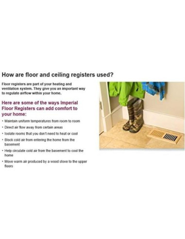 Rejilla de retorno de aire Imperial RG0033 35.56 x 15.24 cm blanca