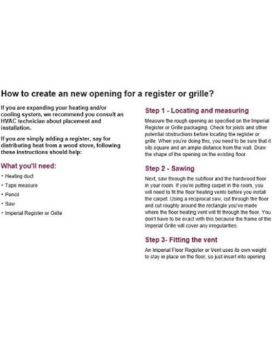 Rejilla de retorno de aire Imperial RG0033 35.56 x 15.24 cm blanca