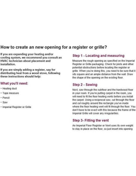 Rejilla de retorno de aire Imperial RG0033 35.56 x 15.24 cm blanca