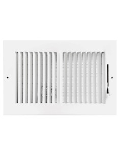 Registro de aire de acero estampado HBW 10"x6" con damper