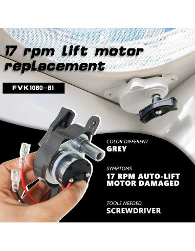 Motor de Elevación K6010-81 17 RPM para Ventiladores B Series