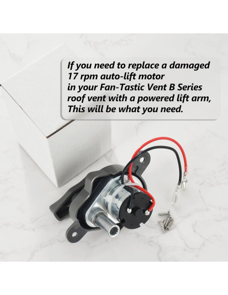 Motor de Elevación K6010-81 17 RPM para Ventiladores B Series