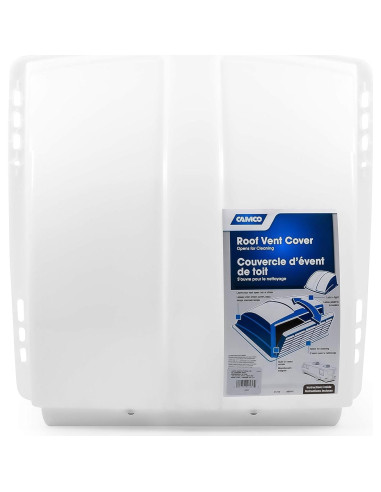 Cubierta de Ventilación de Techo Camco 40431 Blanca 49x48 cm