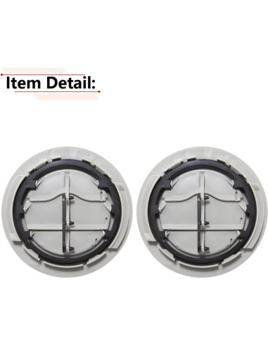 Ventilación de Aire en el Techo RLB-HILON 2PCS Gris