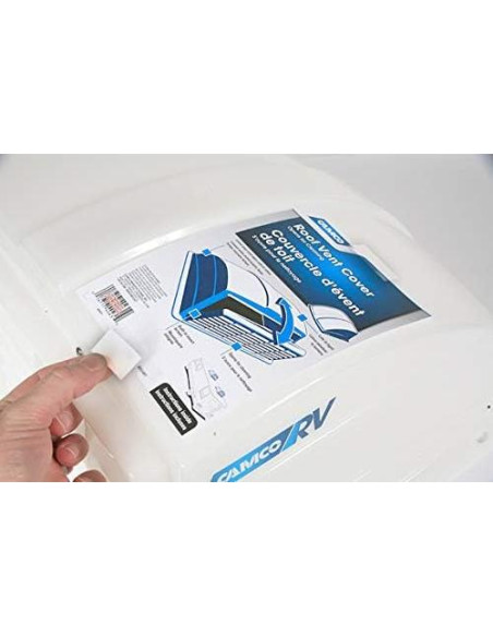 Cubierta de Ventilación de Techo Camco 40431 Blanca 49x48 cm