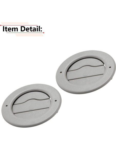 Ventilación de Aire en el Techo RLB-HILON 2PCS Gris