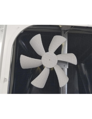 Ventline Ventana de Techo Blanca con Ventilador 12V CW001